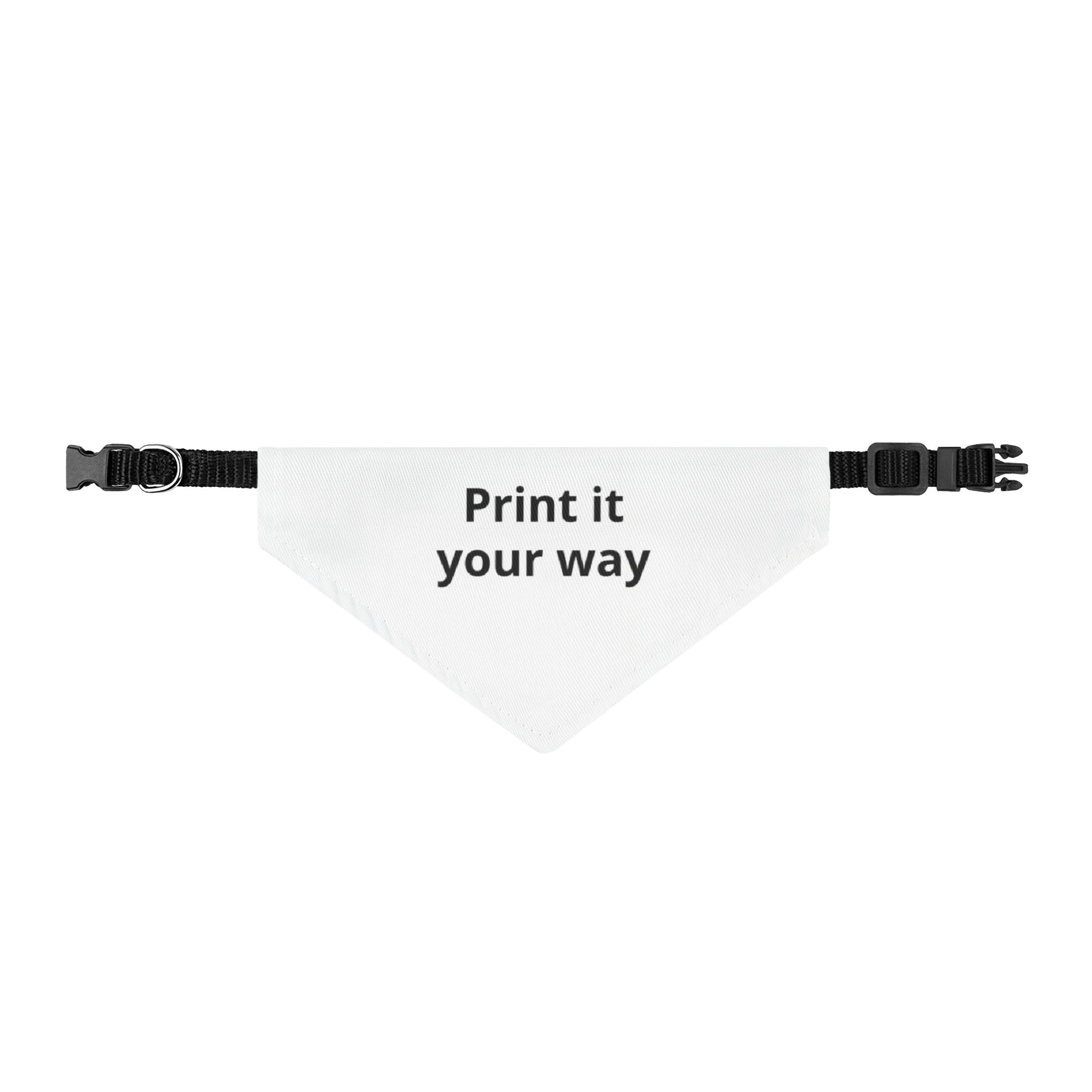 Personalized Clip-On Pet Bandana — Custom Pet Bandana for Dogs & Cats