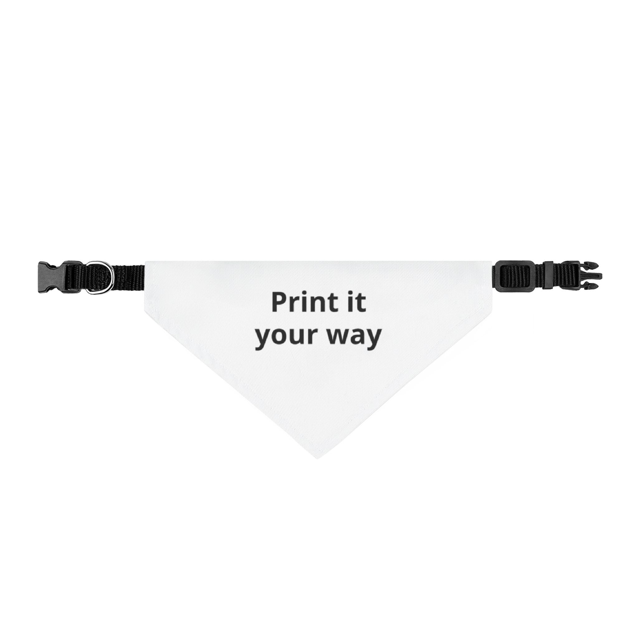 Personalized Clip-On Pet Bandana — Custom Pet Bandana for Dogs & Cats